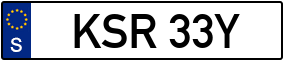 Truck License Plate
